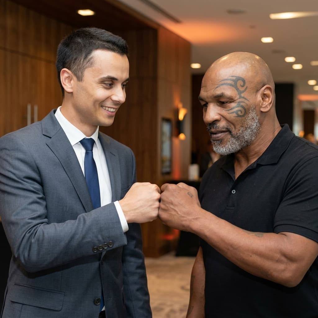 AI Generated photo with Mike Tyson
