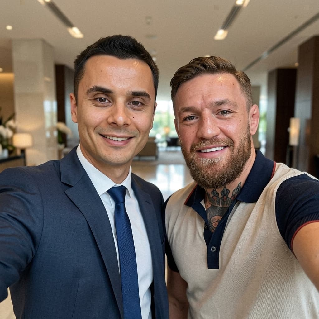 Realistic AI photo with Conor McGregor
