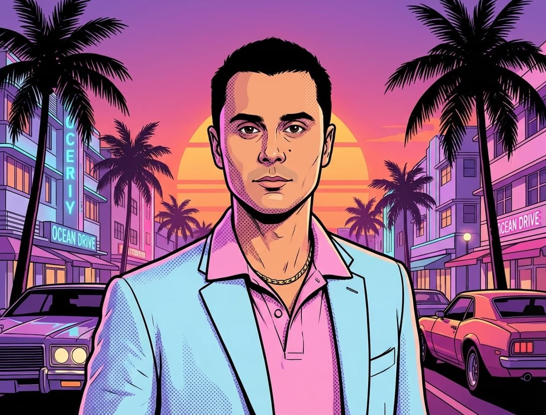 AI Generated photo in GTA Style