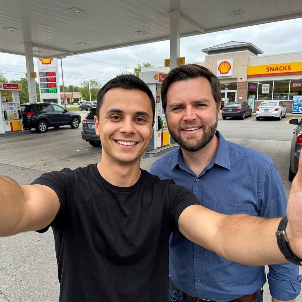 Realistic AI photo with JD Vance