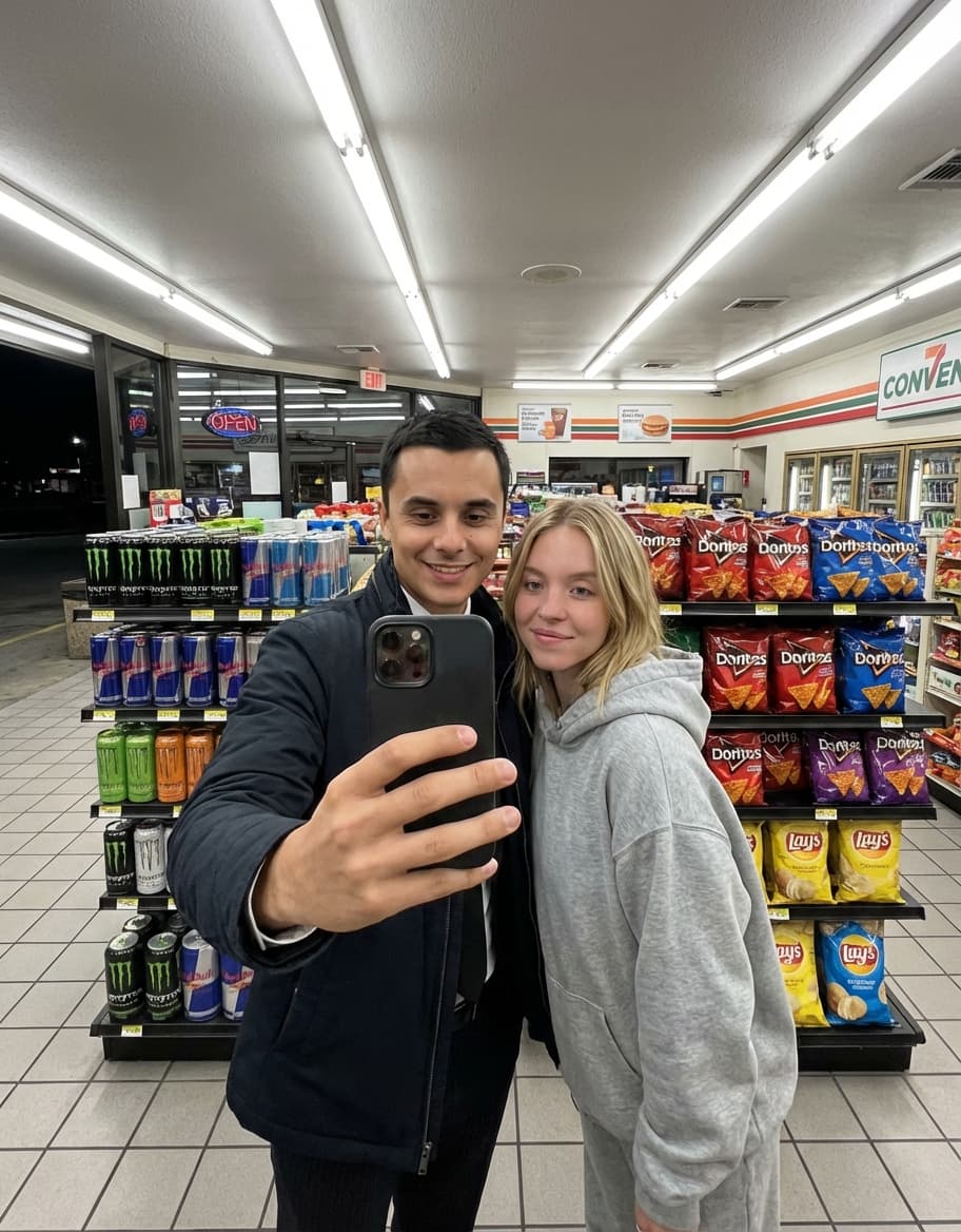 AI Generated photo with Sidney Sweeney