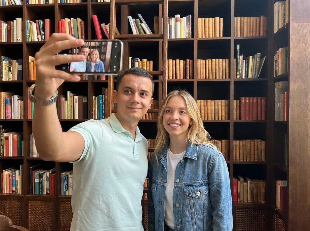 Realistic AI photo with Sidney Sweeney