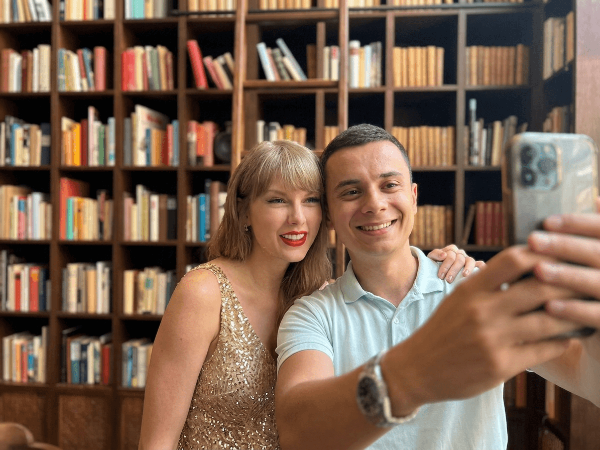 AI Generated photo with Taylor Swift