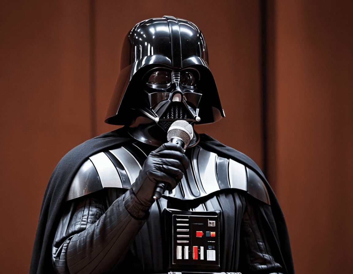 Generate photos as a public speaker